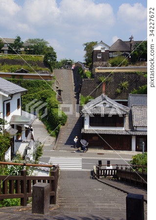 Kitsuki castle town Sakamiya slope Kitsuki castle town Sakamiya slope 34227672