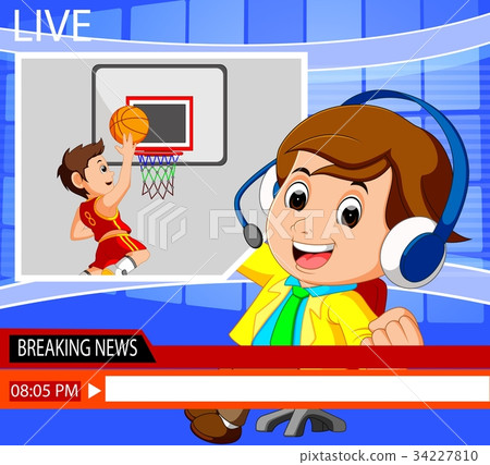 news reporter basketball sport news reporter basketball sport 34227810