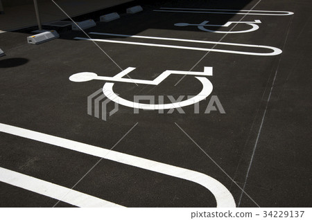 Wheelchair parking for wheelchair users 34229137