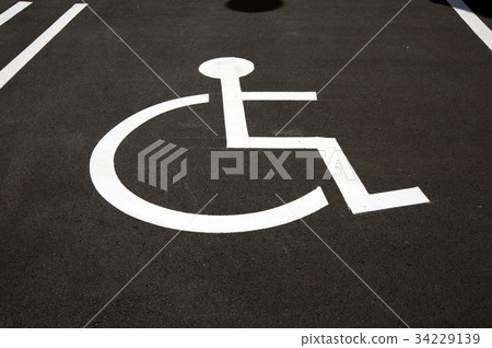 Wheelchair parking for wheelchair users 34229139