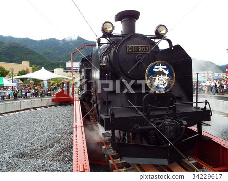 Steam locomotive recovered to Tobu Railway Steam locomotive recovered to Tobu Railway 34229617