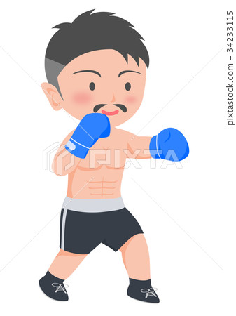 拳擊左拳擊退伍拳擊手 34233115