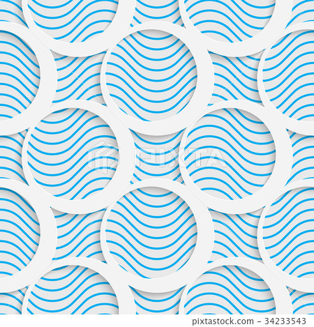 Seamless Circle Pattern. Vector Abstract Design - Stock Illustration ...
