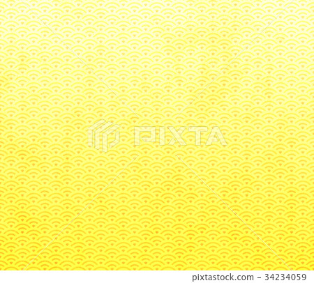 Blue sea wave equal magnification Glade (background material) 34234059