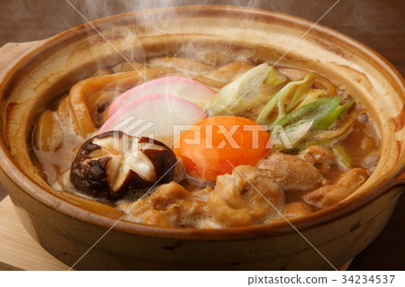 Miso stew udon Miso stew udon 34234537