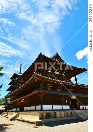 Horyuji temple 34235289