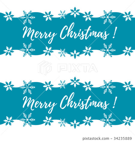 picture with stylized waves and snowflakes. 34235889
