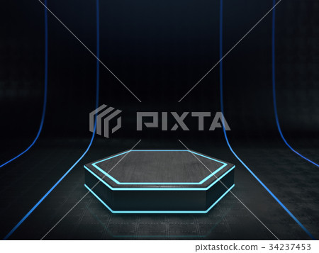 Pedestal for display,Platform ,Blank product stand 34237453