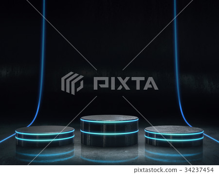 Pedestal for display,Platform ,Blank product stand 34237454