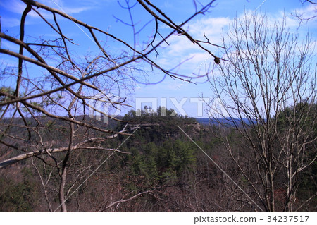 自然橋Stelliso公園，肯塔基，美國自然橋樑狀態 34237517