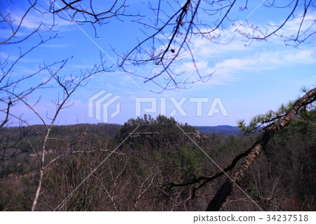 自然橋Stelliso公園，肯塔基，美國自然橋樑狀態 34237518