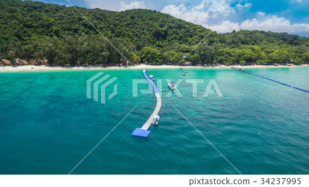 aerial photography at Coral island 34237995