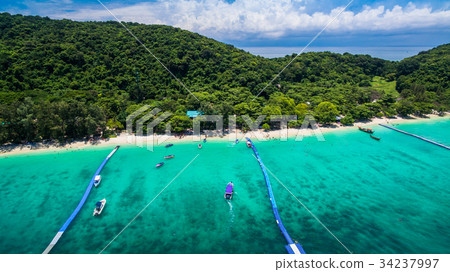 aerial photography at Coral island 34237997