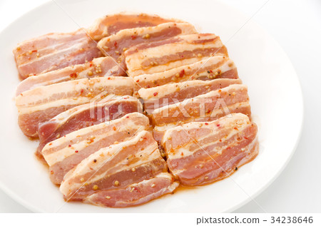 Pork belly meat (with seasoning) 34238646