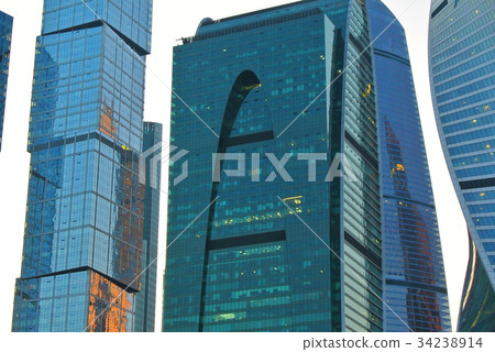 new high-rise skyscrapers Moscow-City new high-rise skyscrapers Moscow-City 34238914