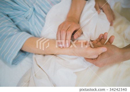 脈搏 手腕 患者 34242340