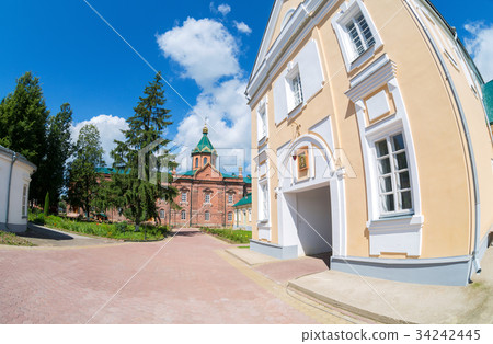 View on the Holy Spirit Monastery in Borovichi View on the Holy Spirit Monastery in Borovichi 34242445