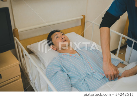 醫生的醫院查房 住院 患者 34242515