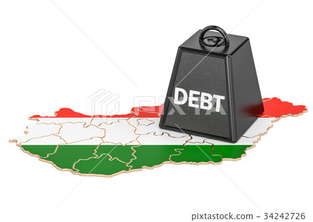 Hungarian national debt or budget deficit 34242726