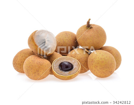 longan. fresh longan isolated on white background longan. fresh longan isolated on white background 34242812