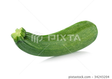 zucchini isolated on white background zucchini isolated on white background 34243204