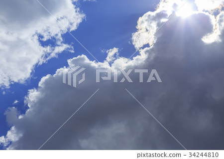 Sunshine from the clouds 34244810