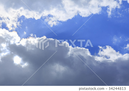 Sunshine from the clouds 34244813