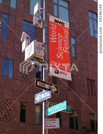 美國，紐約，市中心的景觀 34246148