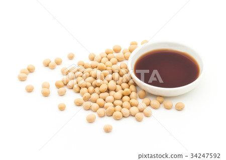 Soy sauce and soy: Soy sauce and soy beans 34247592