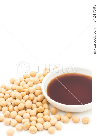 Soy sauce and soy: Soy sauce and soy beans 34247593