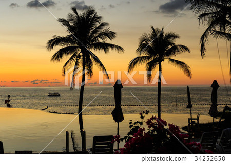 Okinawa Prefecture Onna Village Sunset 34252650