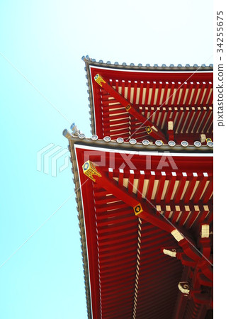 Scenery of Asakusa (Senso-ji, Denpoin-dori, Shin-nakamise) Scenery of Asakusa (Senso-ji, Denpoin-dori, Shin-nakamise) 34255675