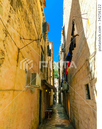 View of the old town Dubrovnik, Croatia. 34256122
