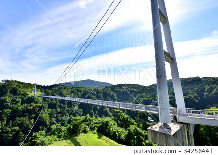 Kusue Yumege Osu Suspension Bridge Oita Prefecture Kusue-cho Kusue Yumege Osu Suspension Bridge Oita Prefecture Kusue-cho 34256441