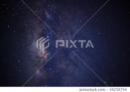 Milky Way galaxy with stars and space dust 34256744