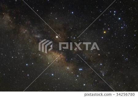 milky way galaxy with stars and space dust milky way galaxy with stars and space dust 34256780