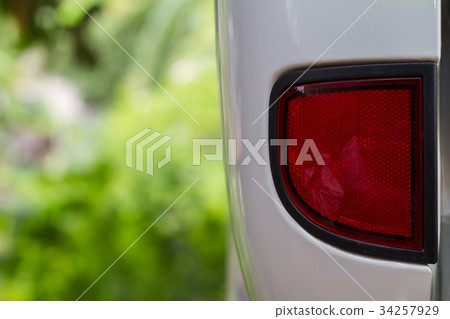 Close up Taillight of car 34257929