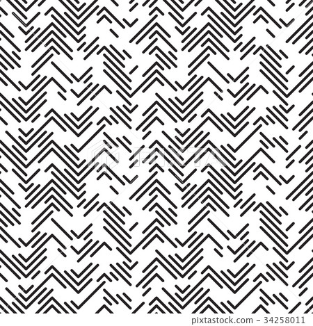 Seamless Chaotic Zig Zag Pattern Seamless Chaotic Zig Zag Pattern 34258011