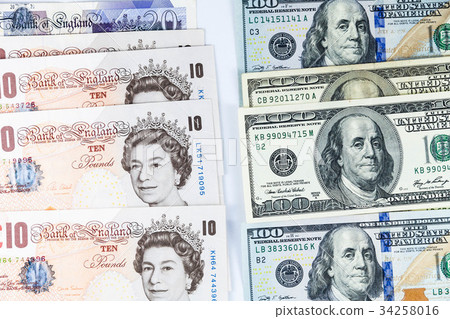 US Dollar and England Pound Sterling US Dollar and England Pound Sterling 34258016