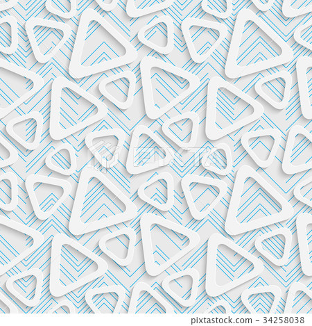 Seamless Triangle Pattern. Futuristic Tile Pattern Seamless Triangle Pattern. Futuristic Tile Pattern 34258038
