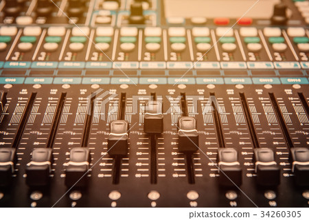 equipment for sound mixer control, 34260305