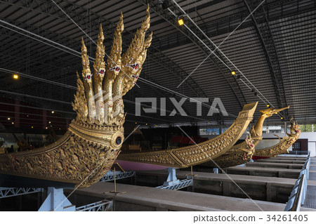 Thai Royal Barges in National Museum Thai Royal Barges in National Museum 34261405