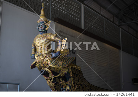 Asura Vayuphak Barge in National Museum, Thailand 34261441