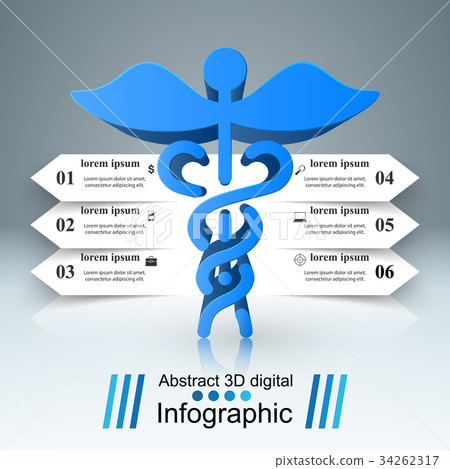 Health icon. 3D Medical infographic. Health icon. 3D Medical infographic. 34262317