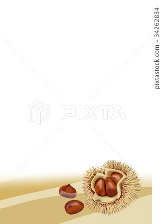Postcard autumn chestnut 2 Postcard autumn chestnut 2 34262834