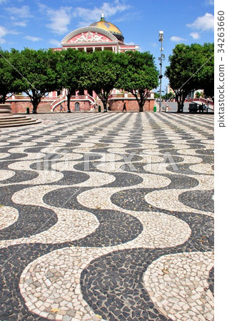 Manaus, Sebastian's Square in the heart of the Amazon Manaus, Sebastian's Square in the heart of the Amazon 34263660