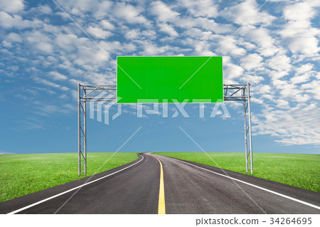 Blank billboard for your advertisement Blank billboard for your advertisement 34264695