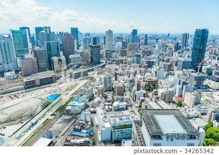 [Osaka Prefecture] Urban landscape 34265342