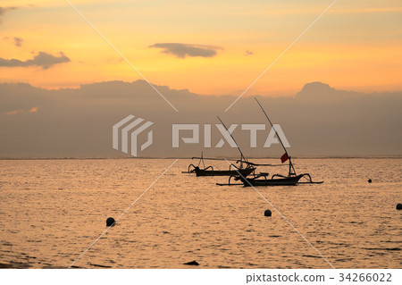 Nusa Dua的早晨在巴厘島 34266022
