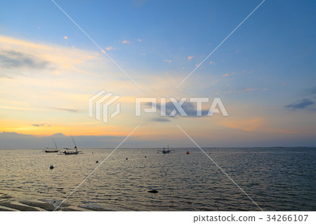 Morning of Nusa Dua in Bali 34266107